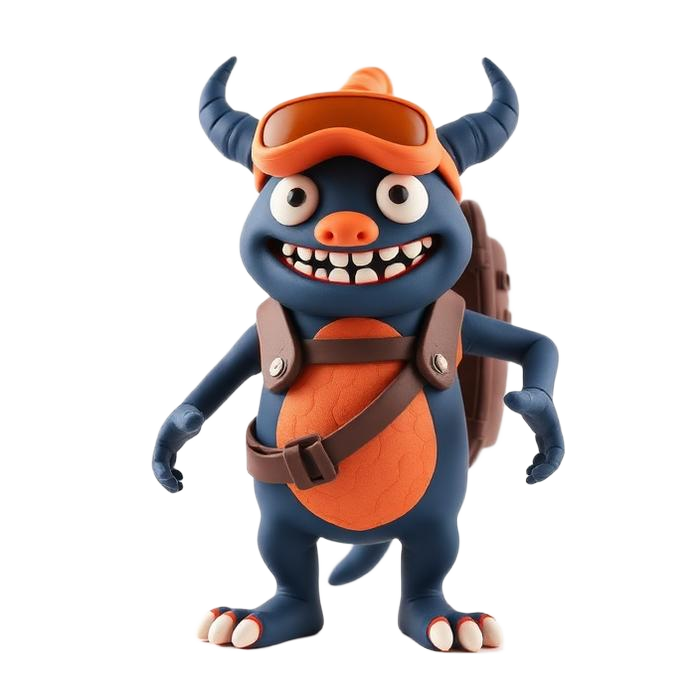 AI Titans monster character